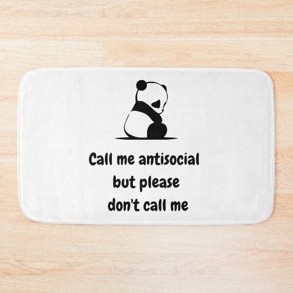 Item preview, Call Me Antisocial But Please Don´t Call Me. Cute Panda  designed and sold by Rebel-Design.