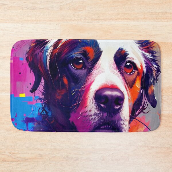 Item preview, Colorful Bernese Mountain Dog designed and sold by PadedoDesigns.