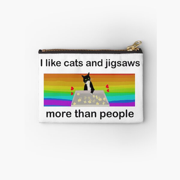 Item preview, Cats and jigsaws are better than people designed and sold by MiowandMolly.
