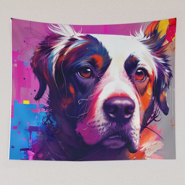 Item preview, Colorful Bernese Mountain Dog designed and sold by PadedoDesigns.