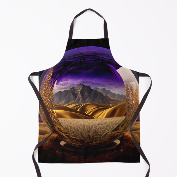 Item preview, Fantasy Landscape Art, Purple Over Mountains designed and sold by Fantasy Masterpiece.