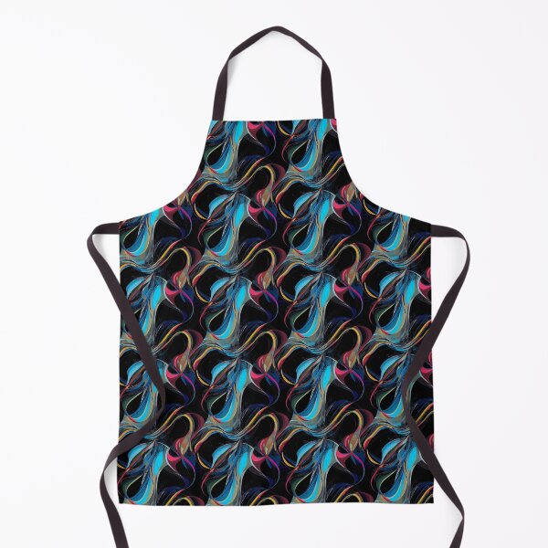 Item preview, Abstract Digital Waves in Yellow, Pink and Blue designed and sold by Fine Prints.