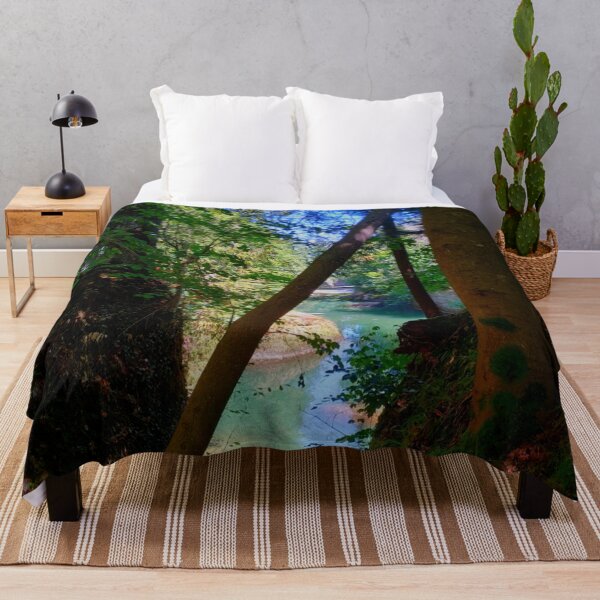 Item preview, River in a Beautiful Forest designed and sold by funkyfreshfinds.