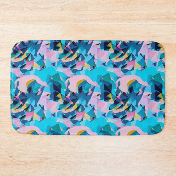 Item preview, Abstract Digital Splash in Yellow, Pink and Blue designed and sold by Fine Prints.