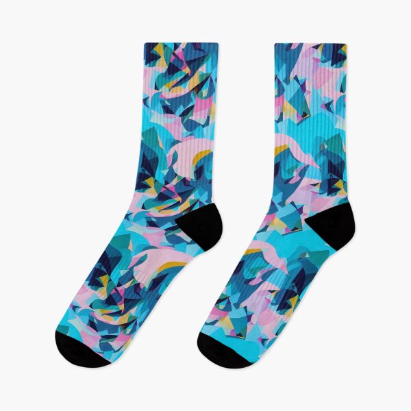 Item preview, Abstract Digital Splash in Yellow, Pink and Blue designed and sold by Fine Prints.