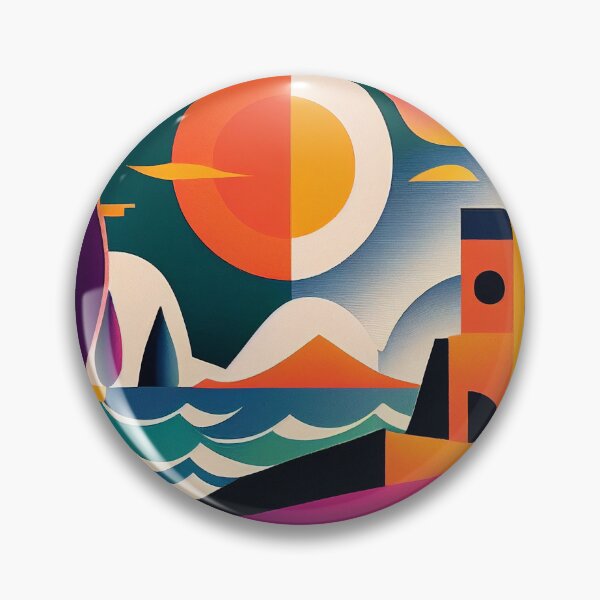 Item preview, Ibiza - Abstract Art Style designed and sold by ArtNouveauChic.