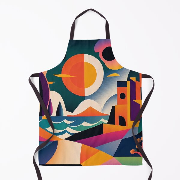 Item preview, Ibiza - Abstract Art Style designed and sold by ArtNouveauChic.