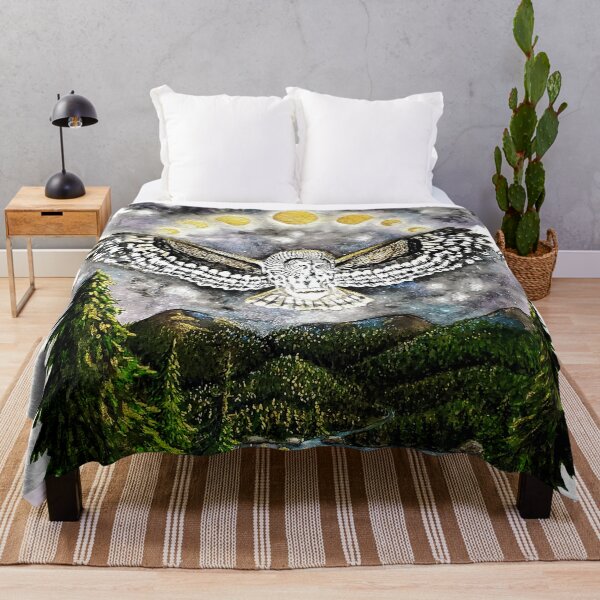 Item preview, Owl Moonlight Lake designed and sold by Gyngr-art.