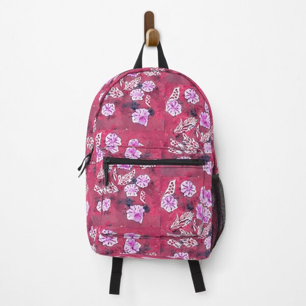 Item preview, Pink pansy on crimson designed and sold by Charley--.