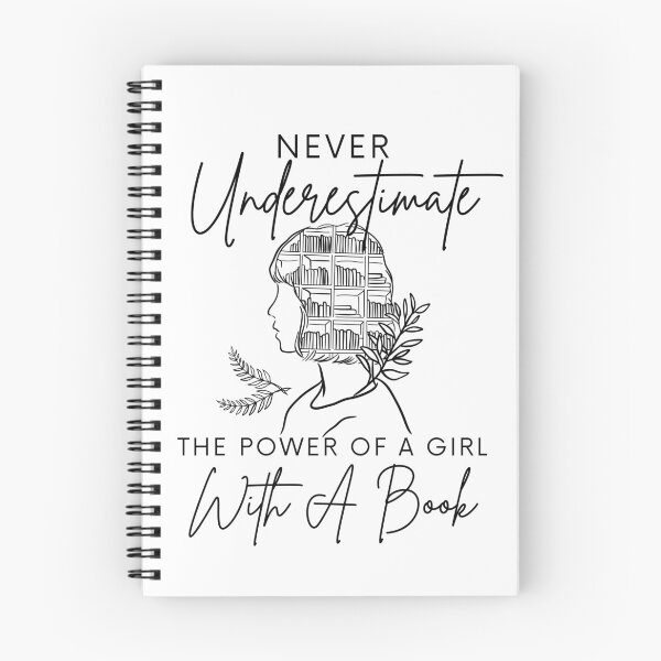 Item preview, Never Underestimate The Power Of A Girl With A Book designed and sold by mostoredesigns.