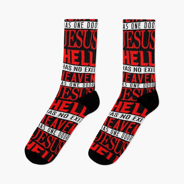 Item preview, Hell Has No Exit Heaven Has One Door JESUS designed and sold by plushism.