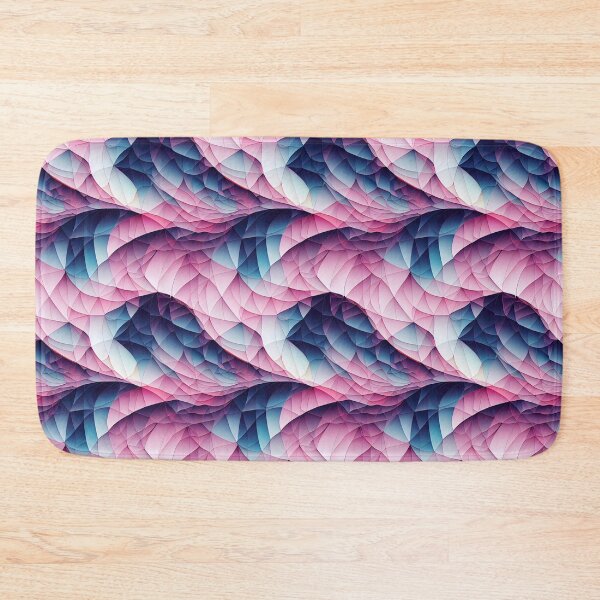 Item preview, Abstract Geometric Splash in Pink and Blue designed and sold by Fine Prints.
