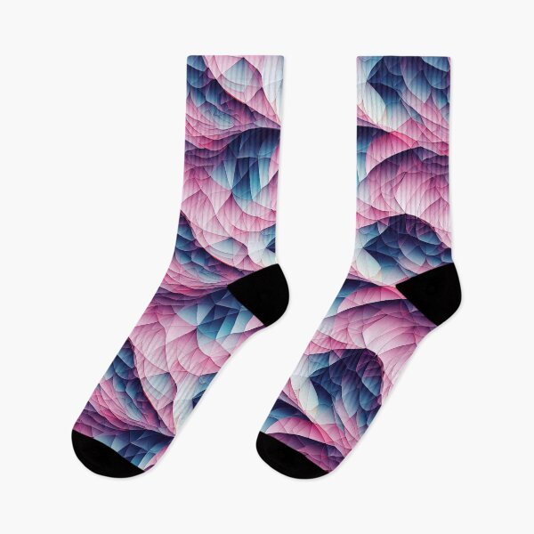 Item preview, Abstract Geometric Splash in Pink and Blue designed and sold by Fine Prints.