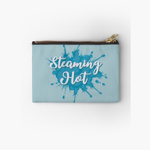 Item preview, Blue Steaming Hot Fun Slogan For All Hot People designed and sold by TrulyEpoque.