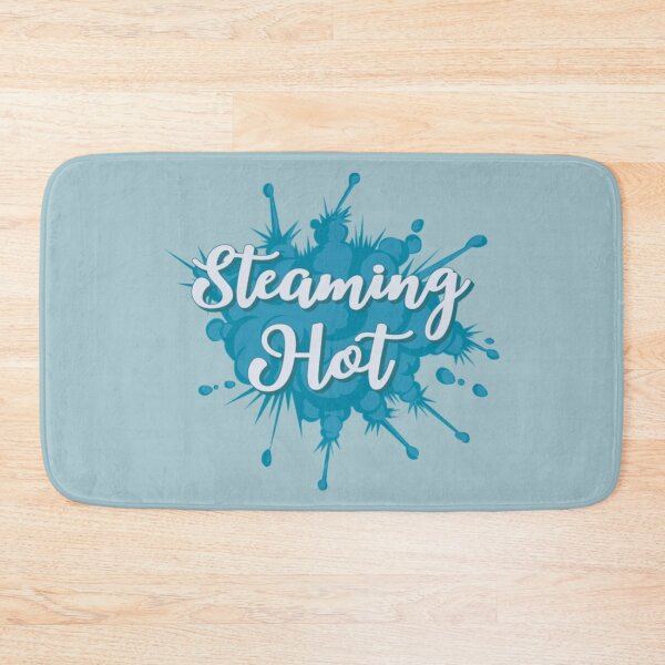 Item preview, Blue Steaming Hot Fun Slogan For All Hot People designed and sold by TrulyEpoque.