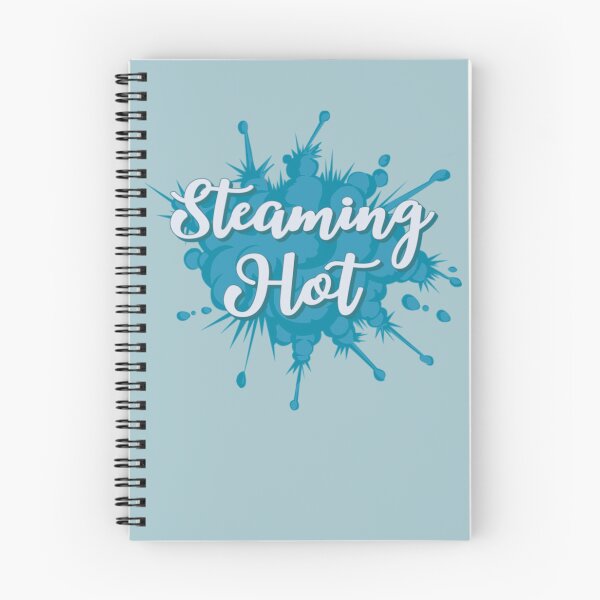Item preview, Blue Steaming Hot Fun Slogan For All Hot People designed and sold by TrulyEpoque.