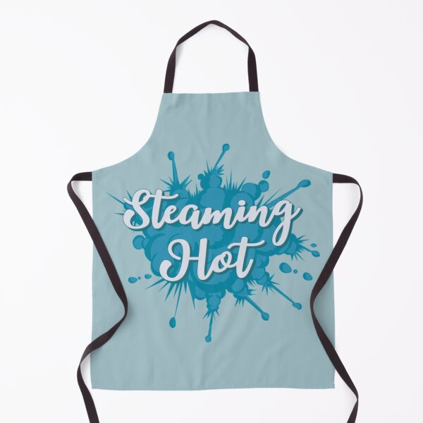 Item preview, Blue Steaming Hot Fun Slogan For All Hot People designed and sold by TrulyEpoque.