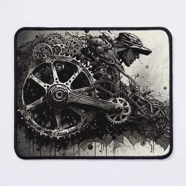 Item preview, Cyclist ink blot designed and sold by franknolimits.