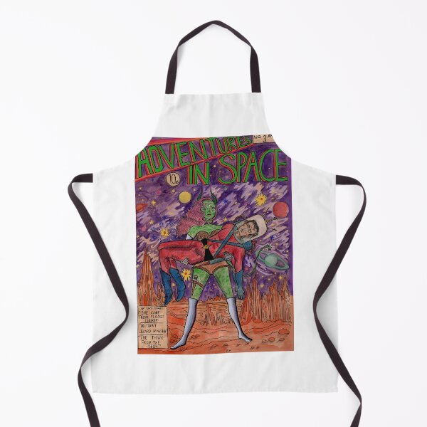 Item preview, Adventures in Space 1958 Vintage Science Fiction comic art print designed and sold by FaerieLightsArt.