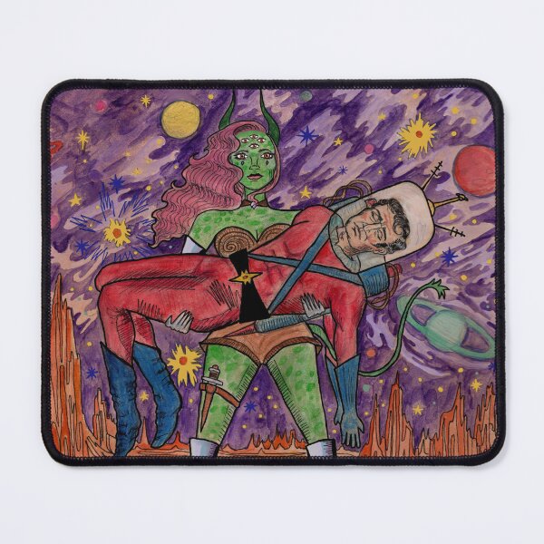 Item preview, Adventures in Space 1958 Vintage Science Fiction comic art print designed and sold by FaerieLightsArt.