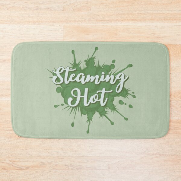 Item preview, Green Steaming Hot Fun Slogan For All Hot People designed and sold by TrulyEpoque.
