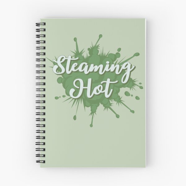 Item preview, Green Steaming Hot Fun Slogan For All Hot People designed and sold by TrulyEpoque.