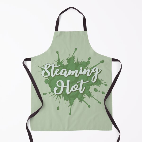 Item preview, Green Steaming Hot Fun Slogan For All Hot People designed and sold by TrulyEpoque.
