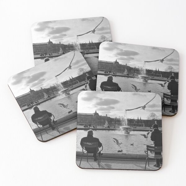 Item preview, Tuileries Garden in black and white designed and sold by iam01110011.