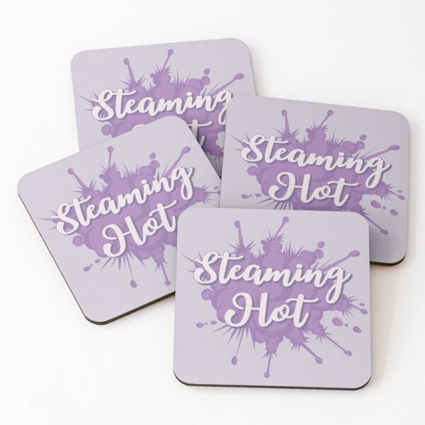 Item preview, Purple Steaming Hot Fun Slogan For All Hot People designed and sold by TrulyEpoque.