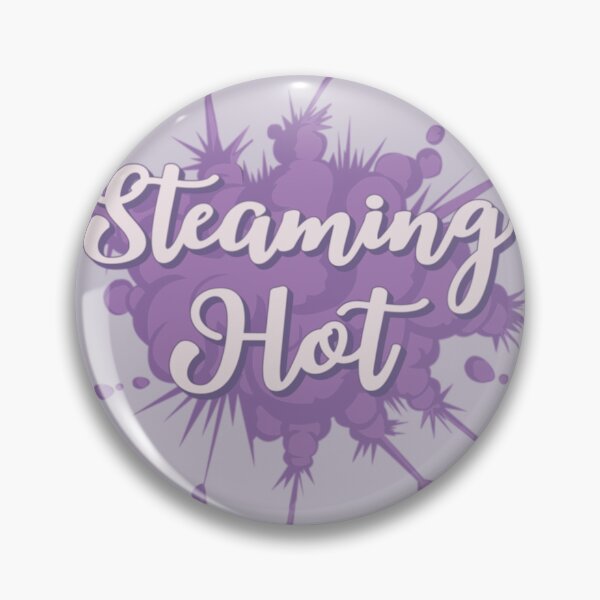Item preview, Purple Steaming Hot Fun Slogan For All Hot People designed and sold by TrulyEpoque.