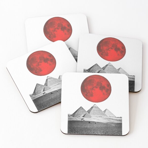 Item preview, Dark side of the red pyramids - on white designed and sold by boltjesdesign.