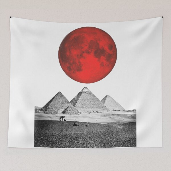 Item preview, Dark side of the red pyramids - on white designed and sold by boltjesdesign.