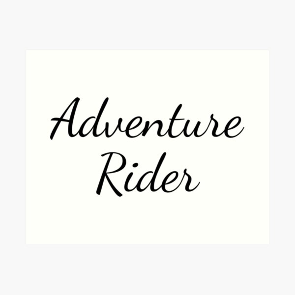 Item preview, Adventure Rider for Adventure Bike Motorcycle Touring biker designed and sold by starider.