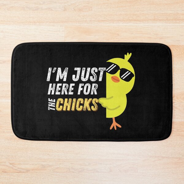 Item preview, Im Just Here For The Chicks Funny Cute Easter Chick Cool Sunglasses Mood Vibes designed and sold by CarantinedChaos.