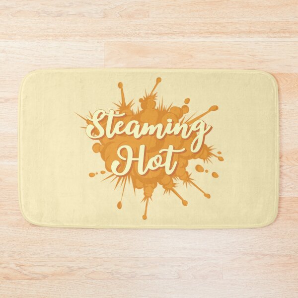 Item preview, Orange Steaming Hot Fun Slogan For All Hot People designed and sold by TrulyEpoque.