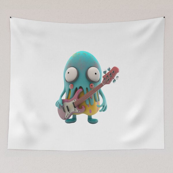 Item preview, Music Squid gutar lover, what's going on here? designed and sold by ZEEONE.