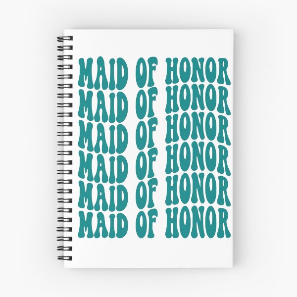 Item preview, Maid Of Honor Teal Retro Graphic Bridal Party Gifts for Bachelorette Party designed and sold by mysticblvd.