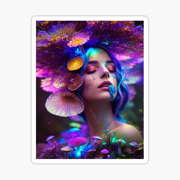 Psychedelic Mother Nature #92 Part of the Psychedelic Mother Nature Collection Sticker