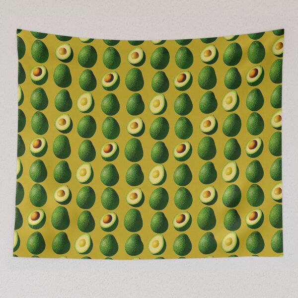 Artikelvorschau, Repeating Avocado Pattern - Realistic Avo Design entworfen und verkauft von Fine Prints.