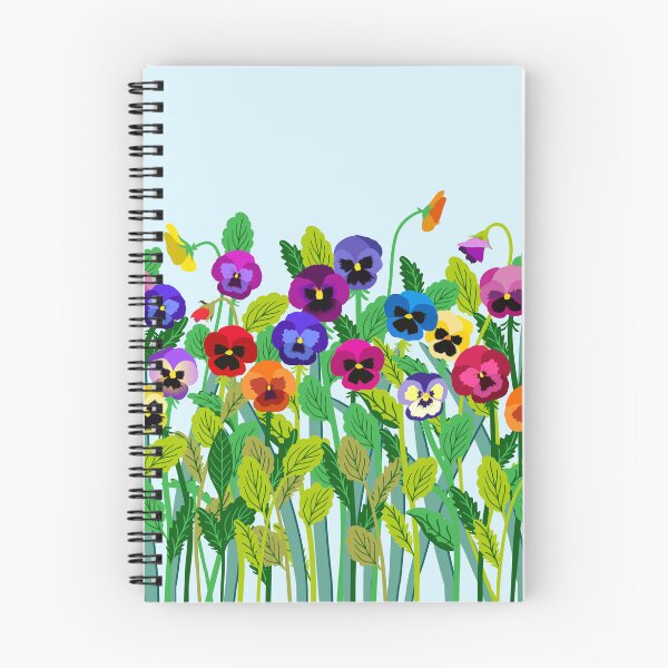 Item preview, Field of pansies designed and sold by Jennifer Ladd.