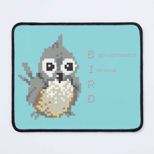 Item preview, Birds Arent Real. Blue Background. Bird Drones designed and sold by Arcane Orchid.