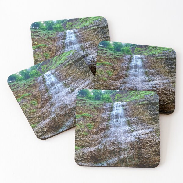 Item preview, Waterfall Coming Down A Mountain designed and sold by funkyfreshfinds.