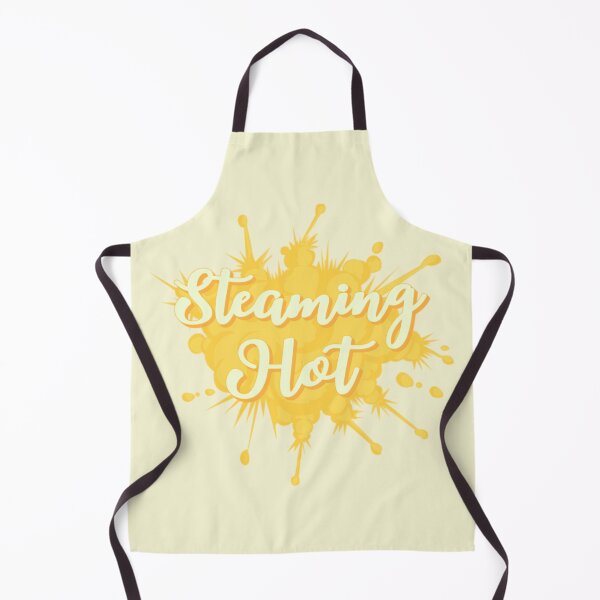Item preview, Yellow Steaming Hot Fun Slogan For All Hot People designed and sold by TrulyEpoque.