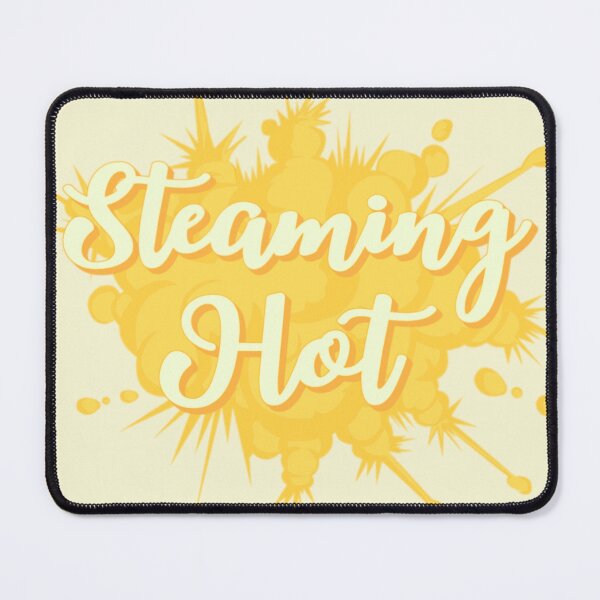 Item preview, Yellow Steaming Hot Fun Slogan For All Hot People designed and sold by TrulyEpoque.