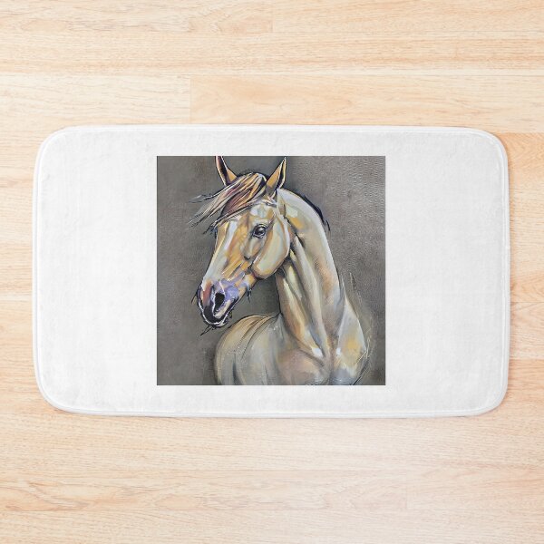 Item preview, portrait of a white horse designed and sold by bogfl.