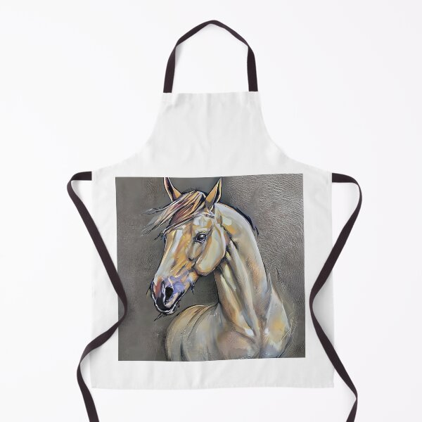 Item preview, portrait of a white horse designed and sold by bogfl.