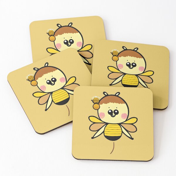 Item preview, Kawaii Funny, Cute Honey Bee, Kawaii Bee designed and sold by 1FunLife.
