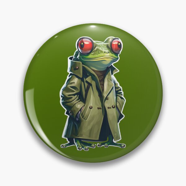 Item preview, Frog in a coat designed and sold by myabstractmind.