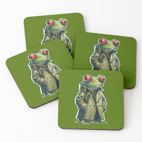 Item preview, Frog in a coat designed and sold by myabstractmind.