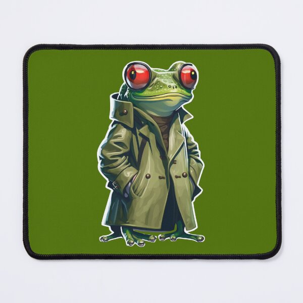 Item preview, Frog in a coat designed and sold by myabstractmind.